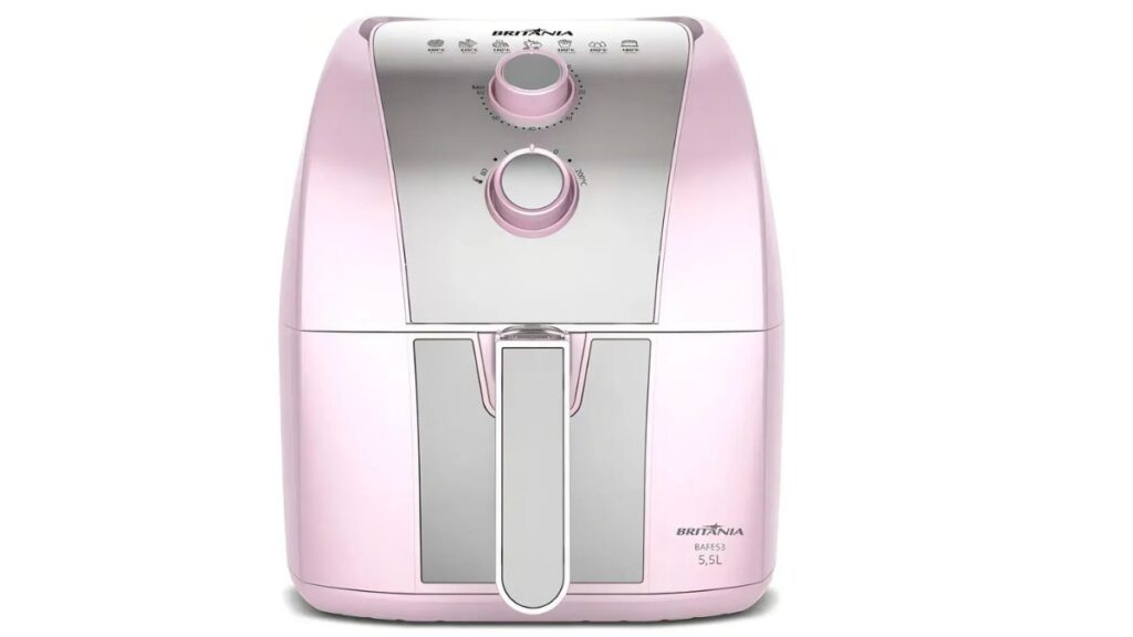 Air Fryer Rosa Britânia 5,5L Baf 53 pinkstone